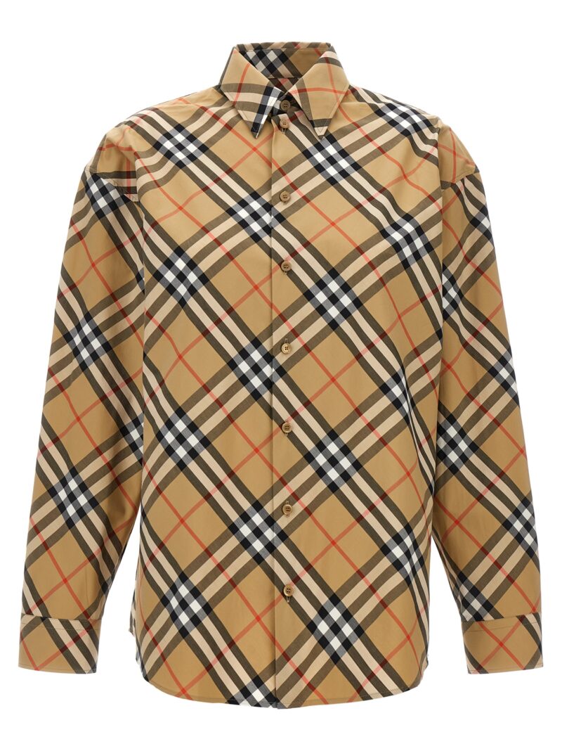 Check shirt BURBERRY Beige