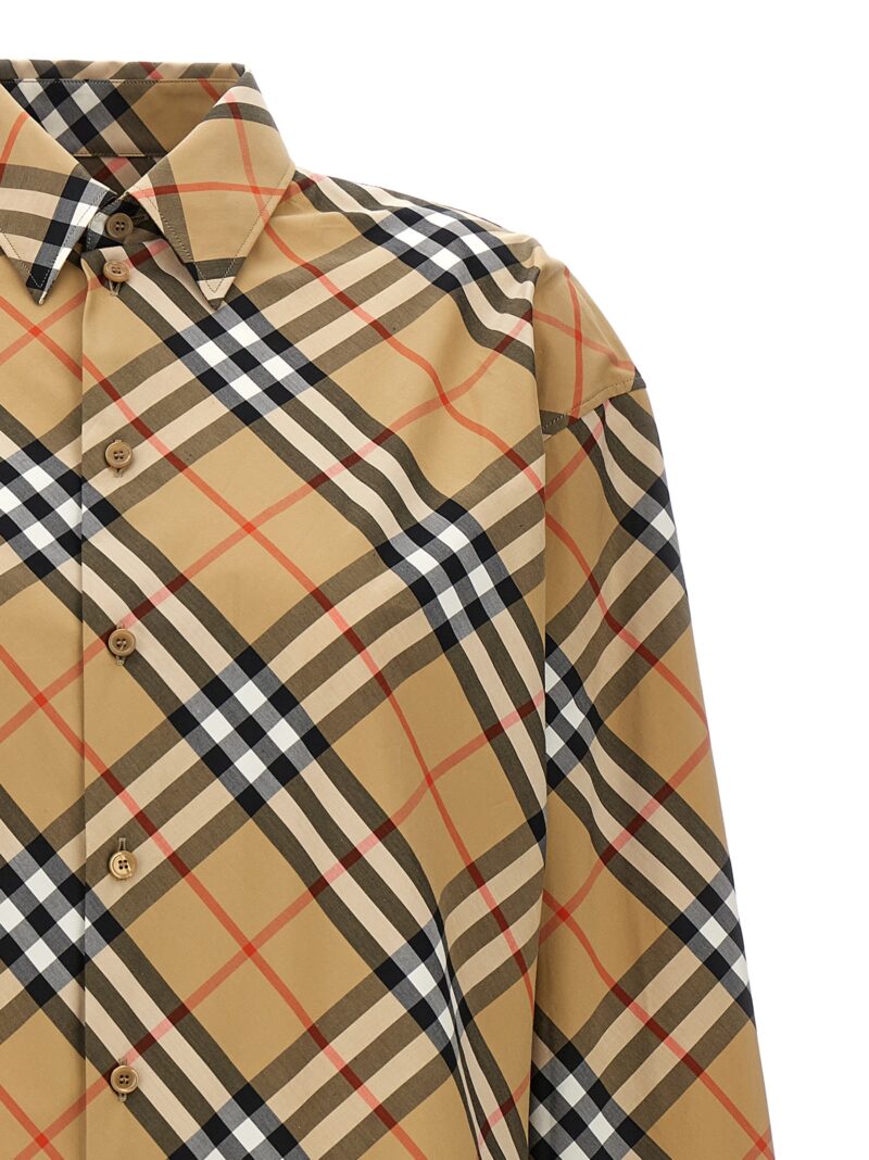 Check shirt Woman BURBERRY Beige