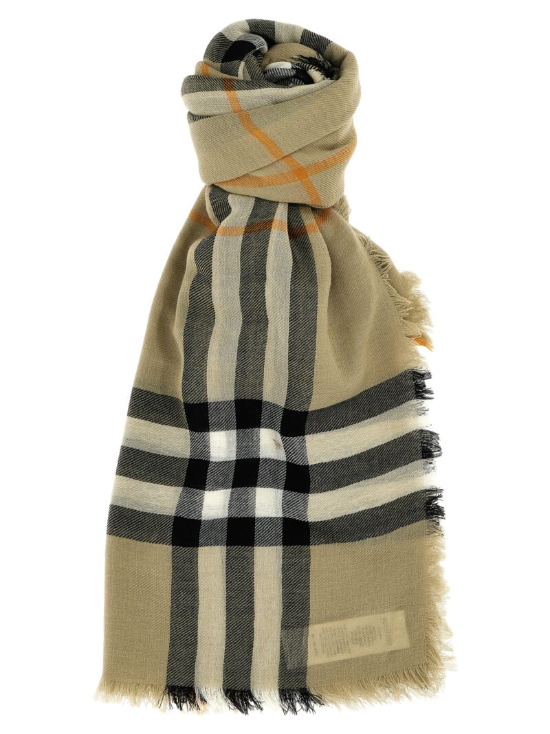 Check scarf BURBERRY Multicolor