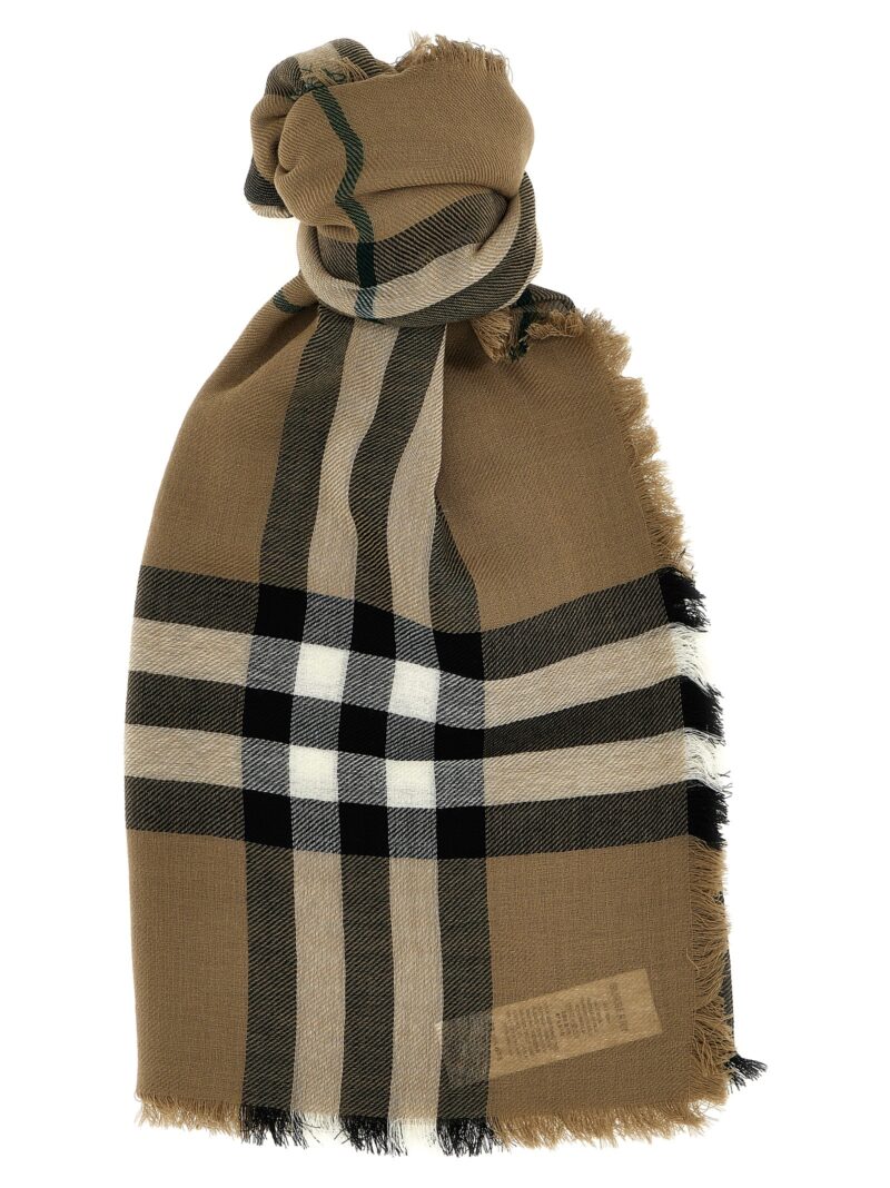 Check scarf BURBERRY Multicolor