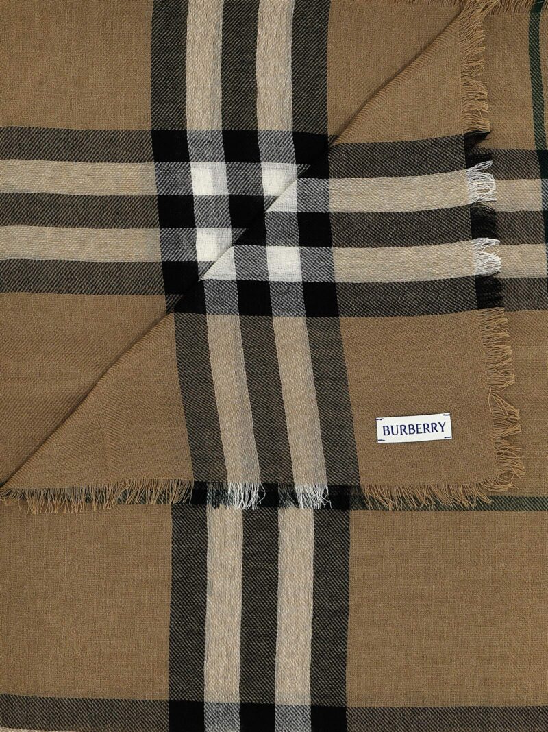 Check scarf 8090725LINDEN BURBERRY Multicolor