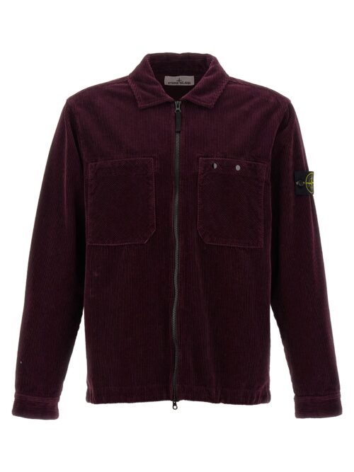 Corduroy jacket STONE ISLAND Purple