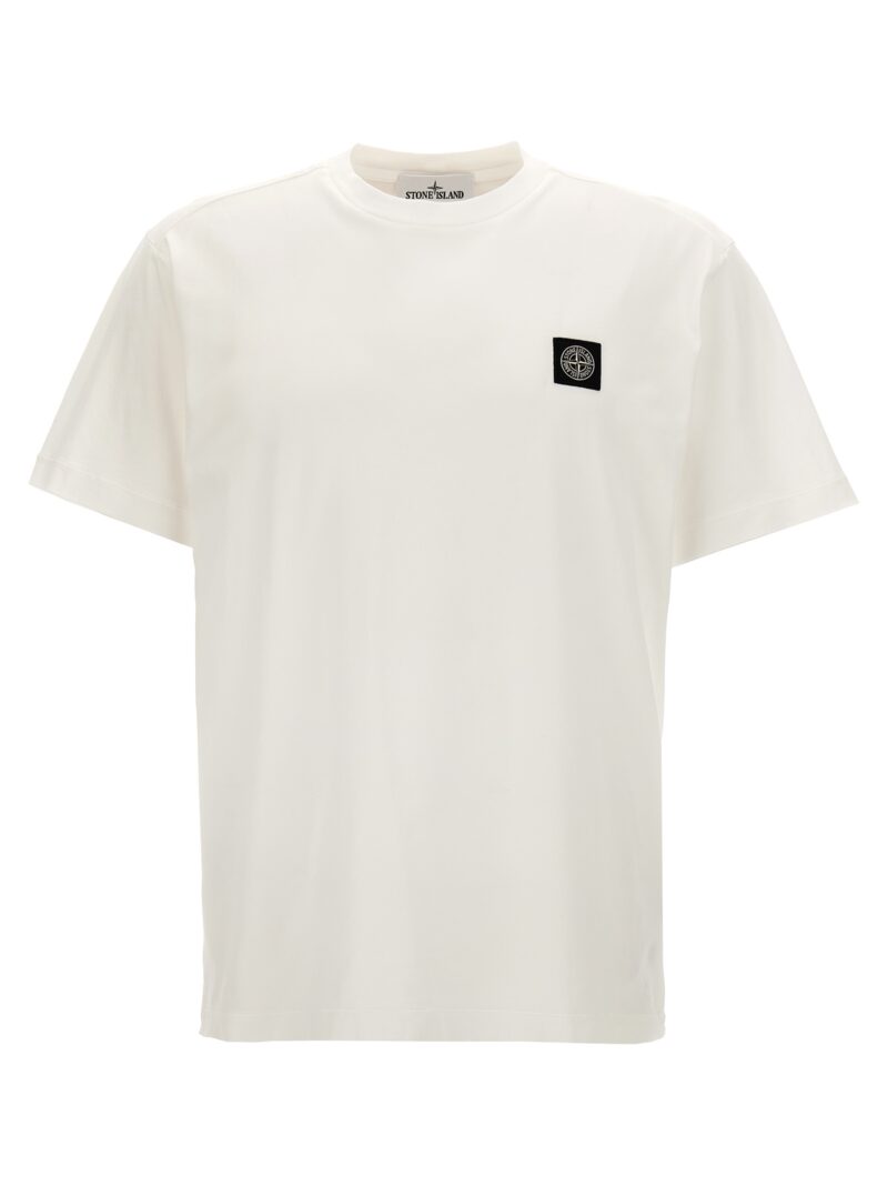 Logo patch t-shirt STONE ISLAND White