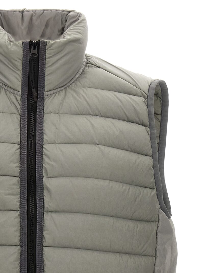 Quilted vest 100 gr Man STONE ISLAND Gray