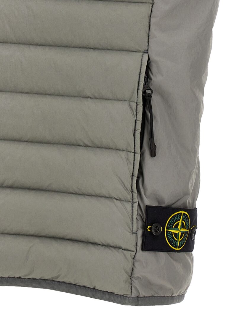 Quilted vest 100 gr 100% polyamide STONE ISLAND Gray