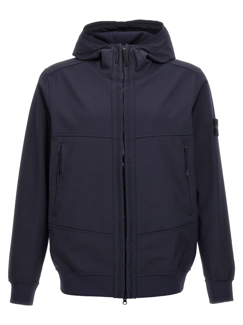 'Soft Shell-R e.dye Technology' jacket STONE ISLAND Blue