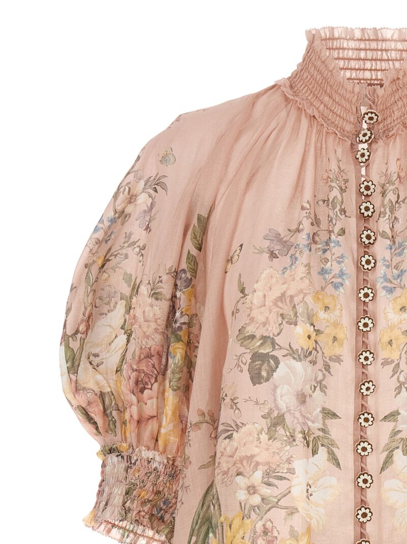 'Waverly Short Sleeve' shirt Woman ZIMMERMANN Pink