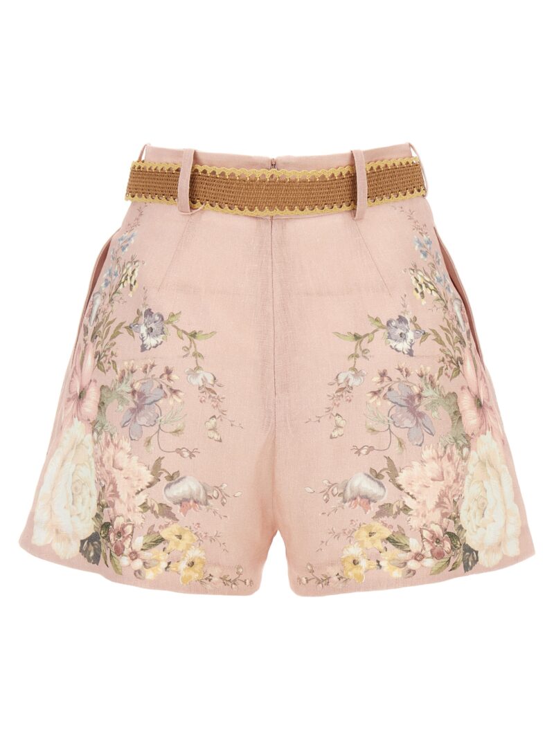 'Waverly Tuck' shorts 9921ASS243PIF ZIMMERMANN Pink