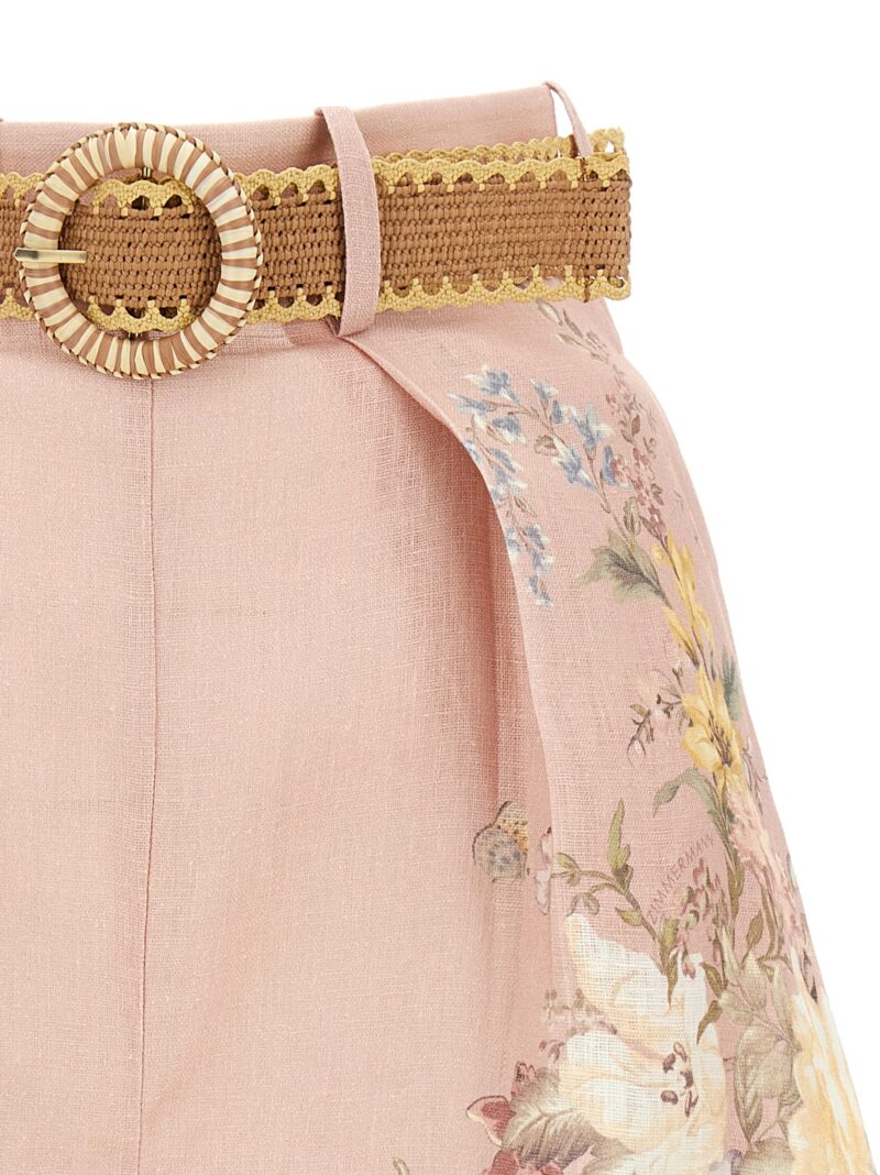 'Waverly Tuck' shorts Woman ZIMMERMANN Pink