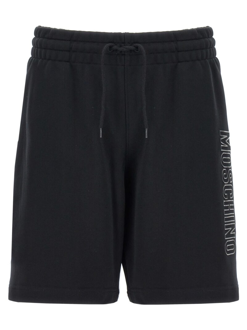 Logo bermuda shorts MOSCHINO Black