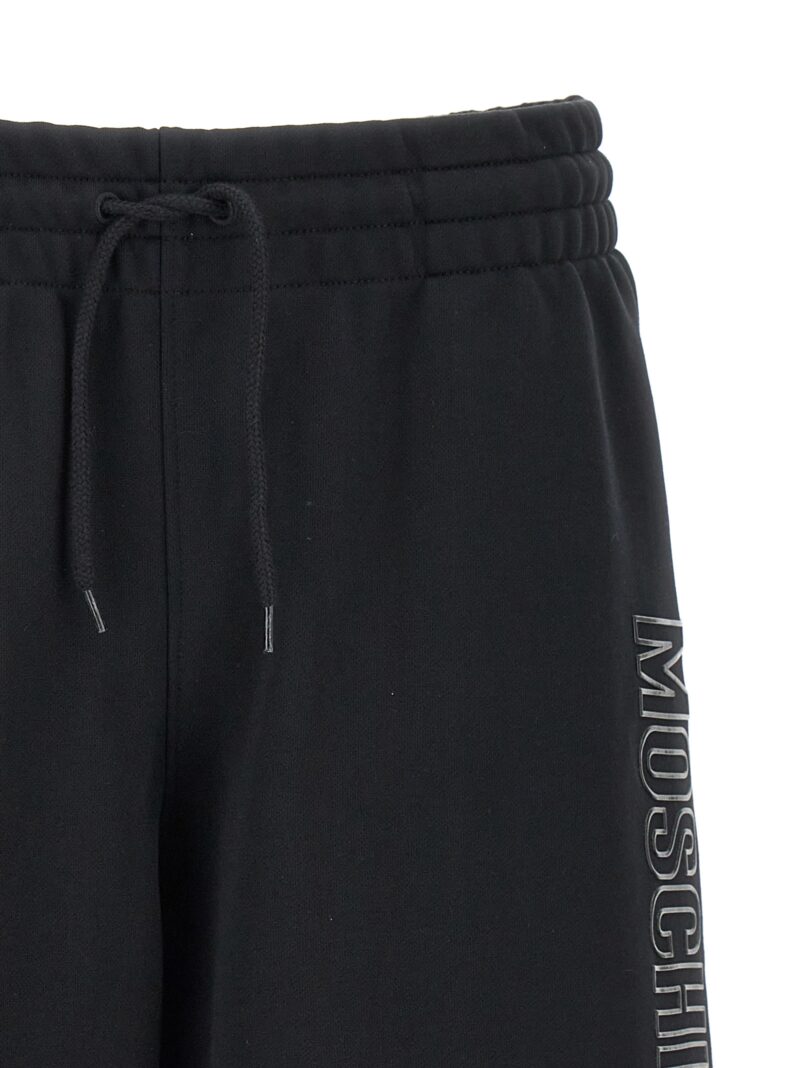 Logo bermuda shorts Man MOSCHINO Black