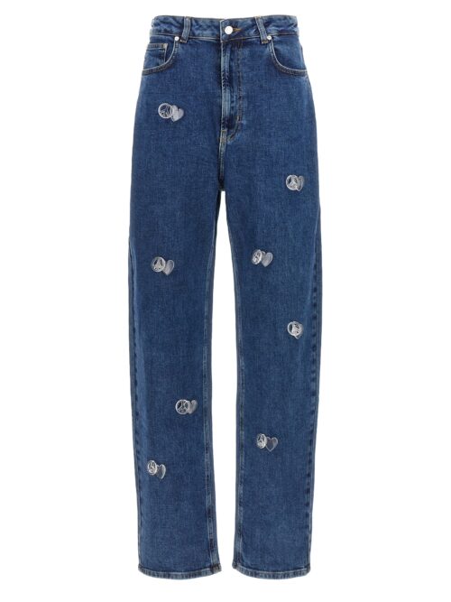 Charms application jeans MO5CH1NO JEANS Blue