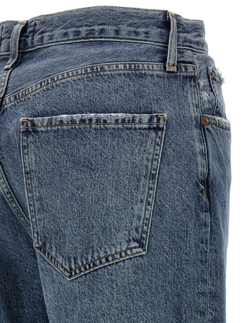 'Riley crop' jeans 100% cotton AGOLDE Blue