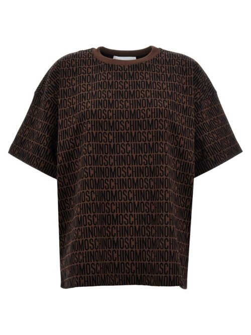 'Logo' T-shirt MOSCHINO Brown