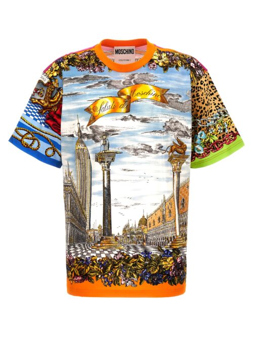 'Archive scarves' T-shirt MOSCHINO Multicolor