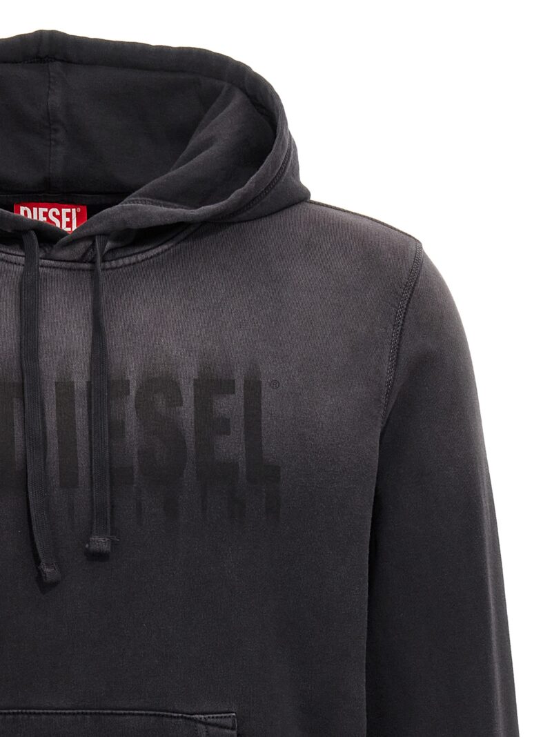 'S-Ginn-Hood-K44' hoodie Man DIESEL Black