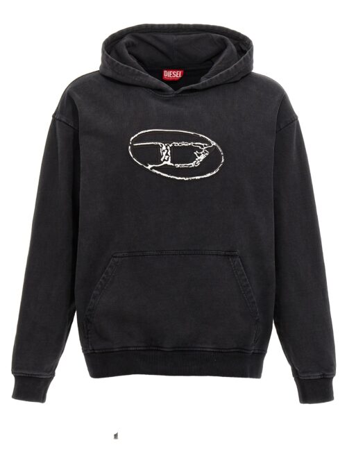 'S-Boxt-Hood-Q7' hoodie DIESEL Black