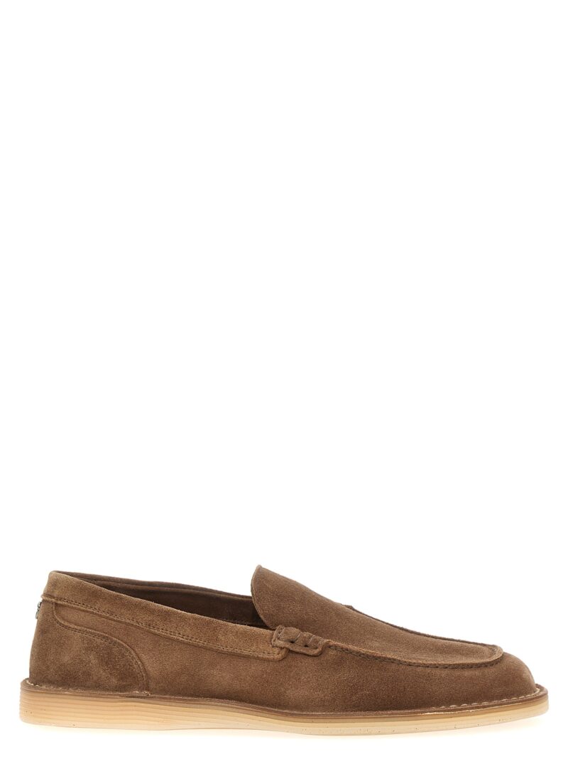 Suede loafers DOLCE & GABBANA Brown