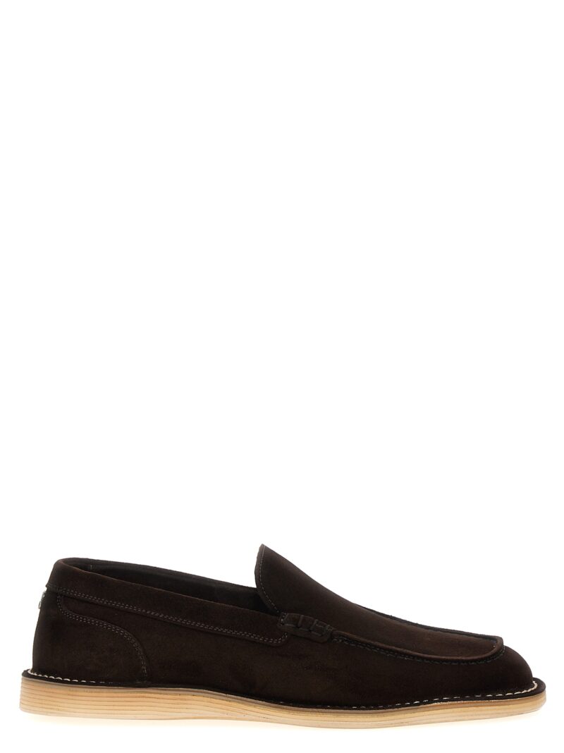 Suede loafers DOLCE & GABBANA Brown