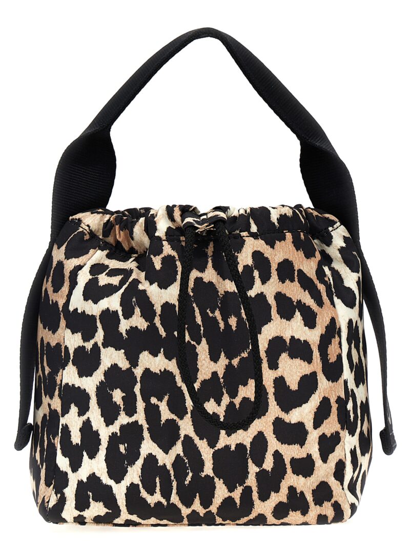 'Leopard Tech Pouch' handbag GANNI Multicolor