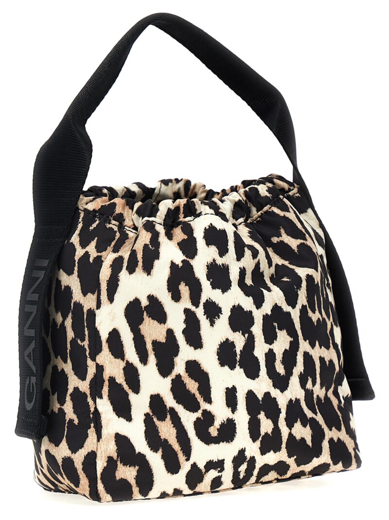 'Leopard Tech Pouch' handbag A5743943 GANNI Multicolor