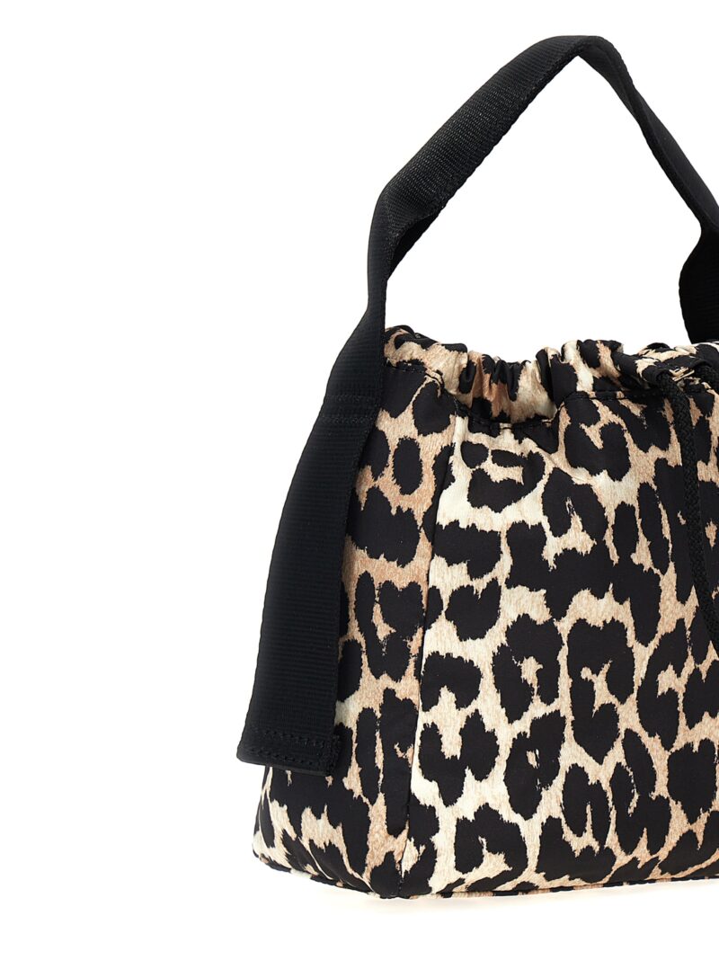 'Leopard Tech Pouch' handbag Woman GANNI Multicolor