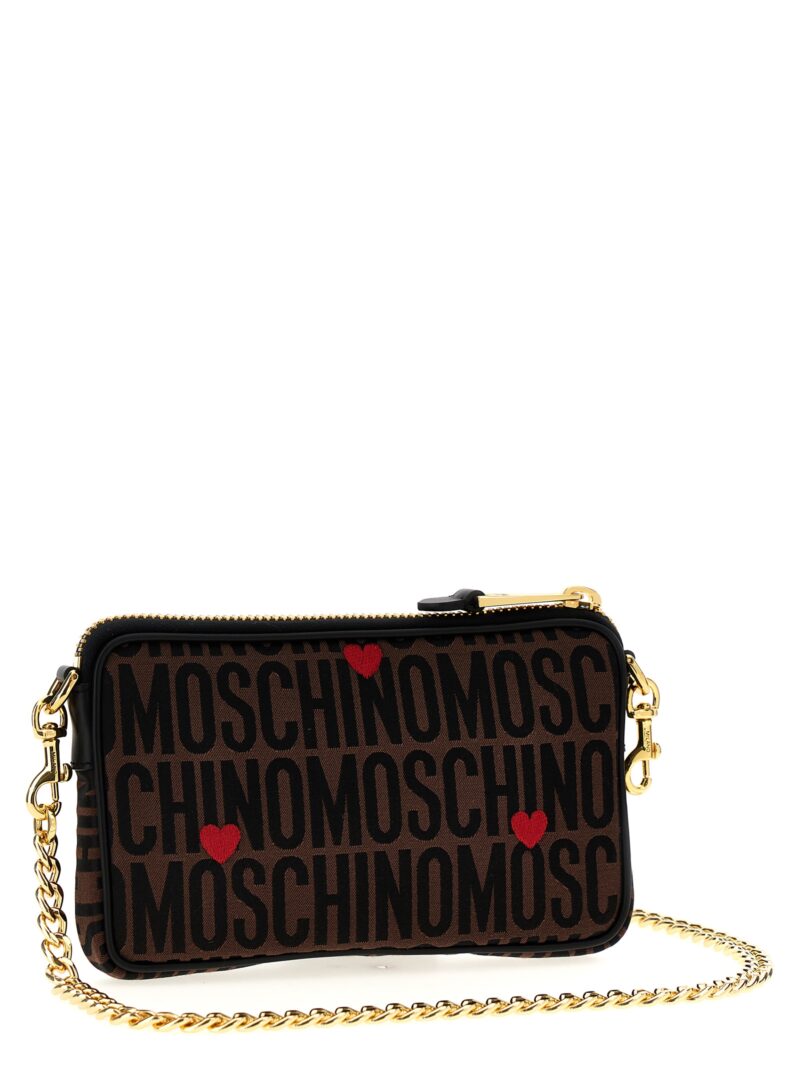 'Logo' crossbody bag A743482693103 MOSCHINO Brown