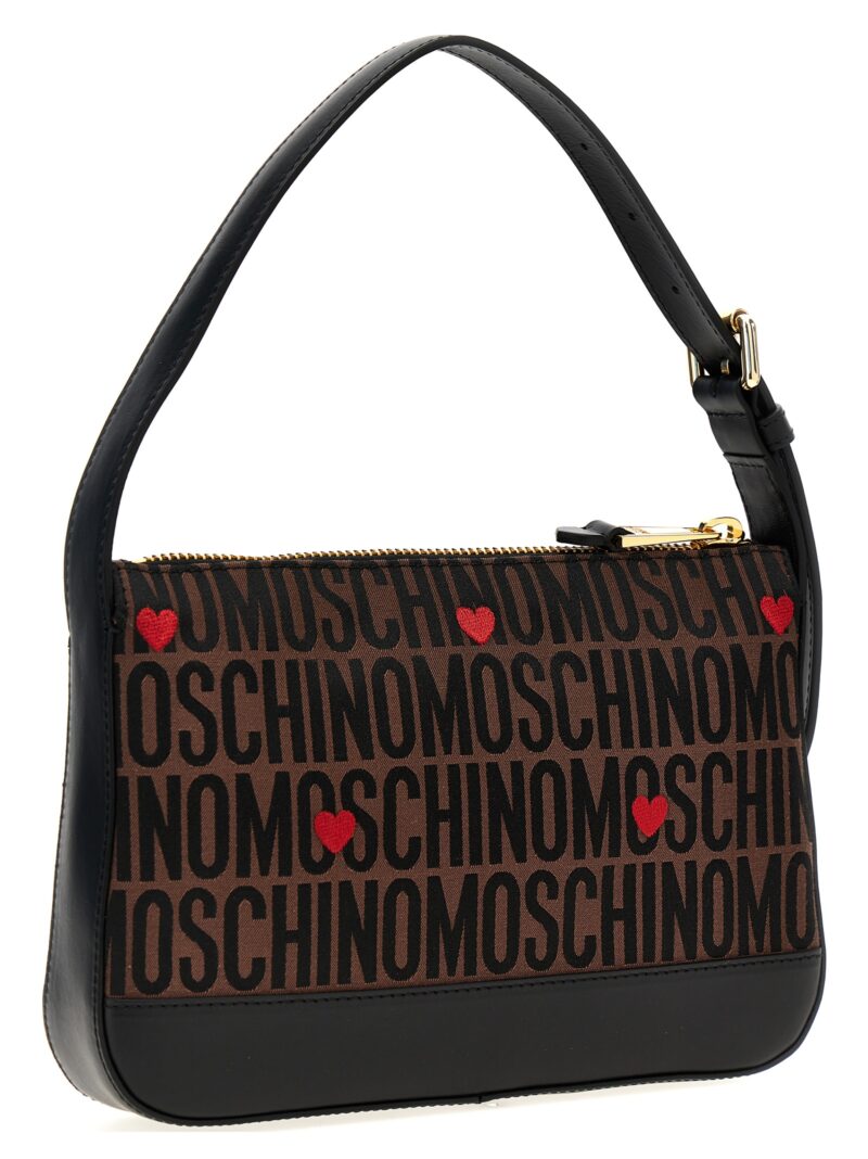 'Logo' shoulder bag A743682693103 MOSCHINO Brown