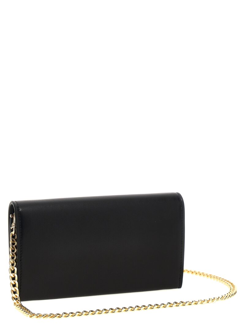 Wallet on chain logo A812080027555 MOSCHINO Black