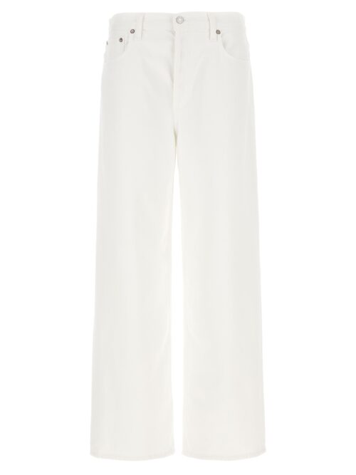 'Low Slung Baggy' jeans AGOLDE White