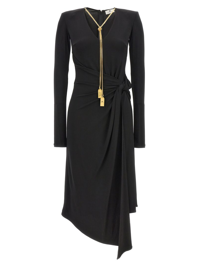 Chain dress ELISABETTA FRANCHI Black