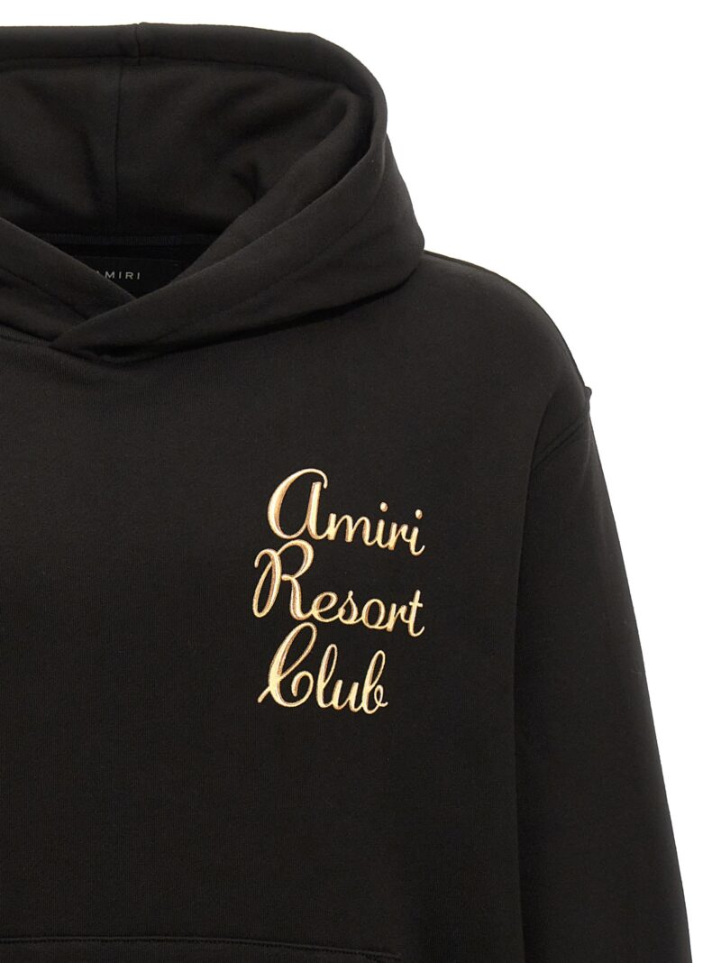 'Twisted Palms' hoodie Man AMIRI Black