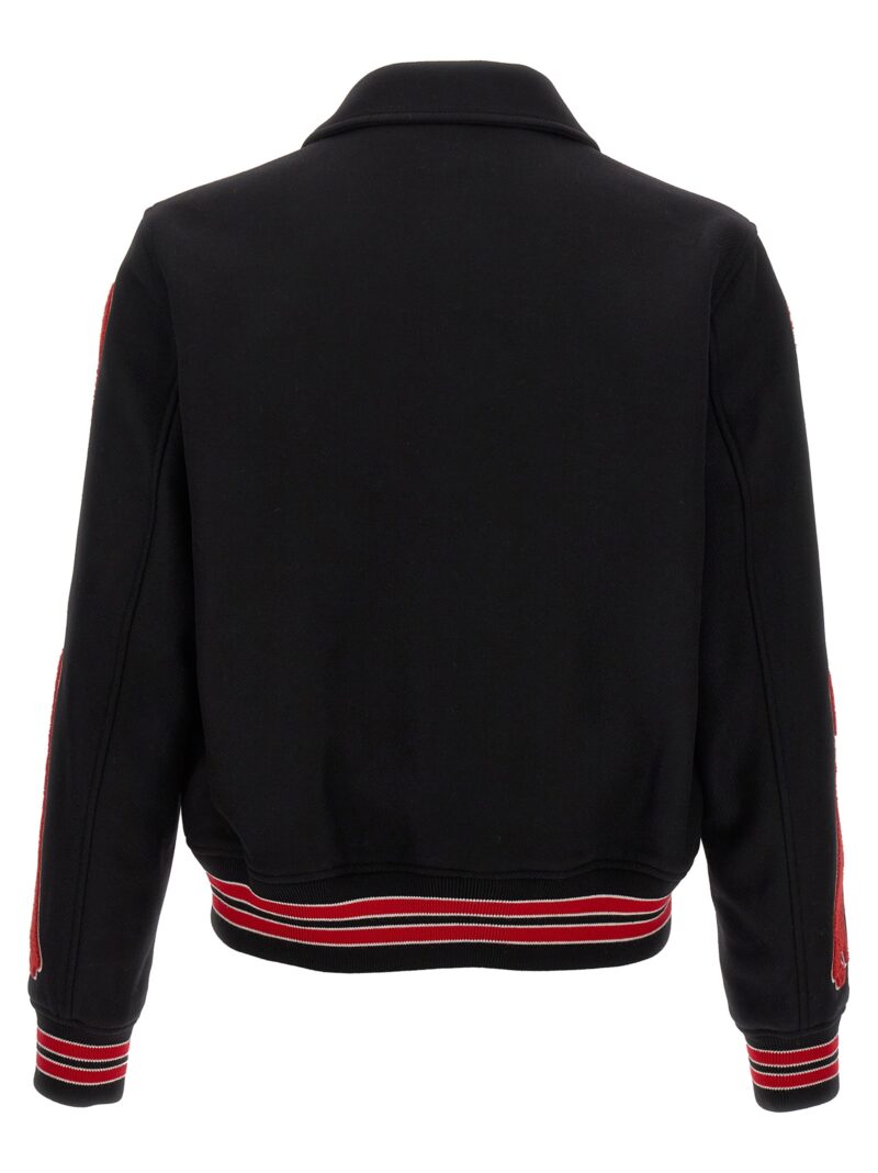 'Bones' bomber jacket AMOUVY1009BLACKRED AMIRI Black