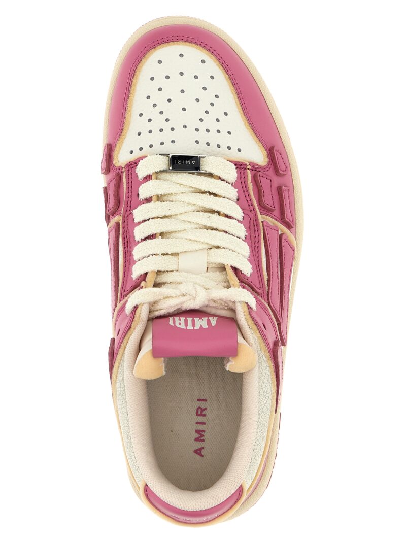 'Collegiate Skel Top Low' sneakers 100% leather AMIRI Pink