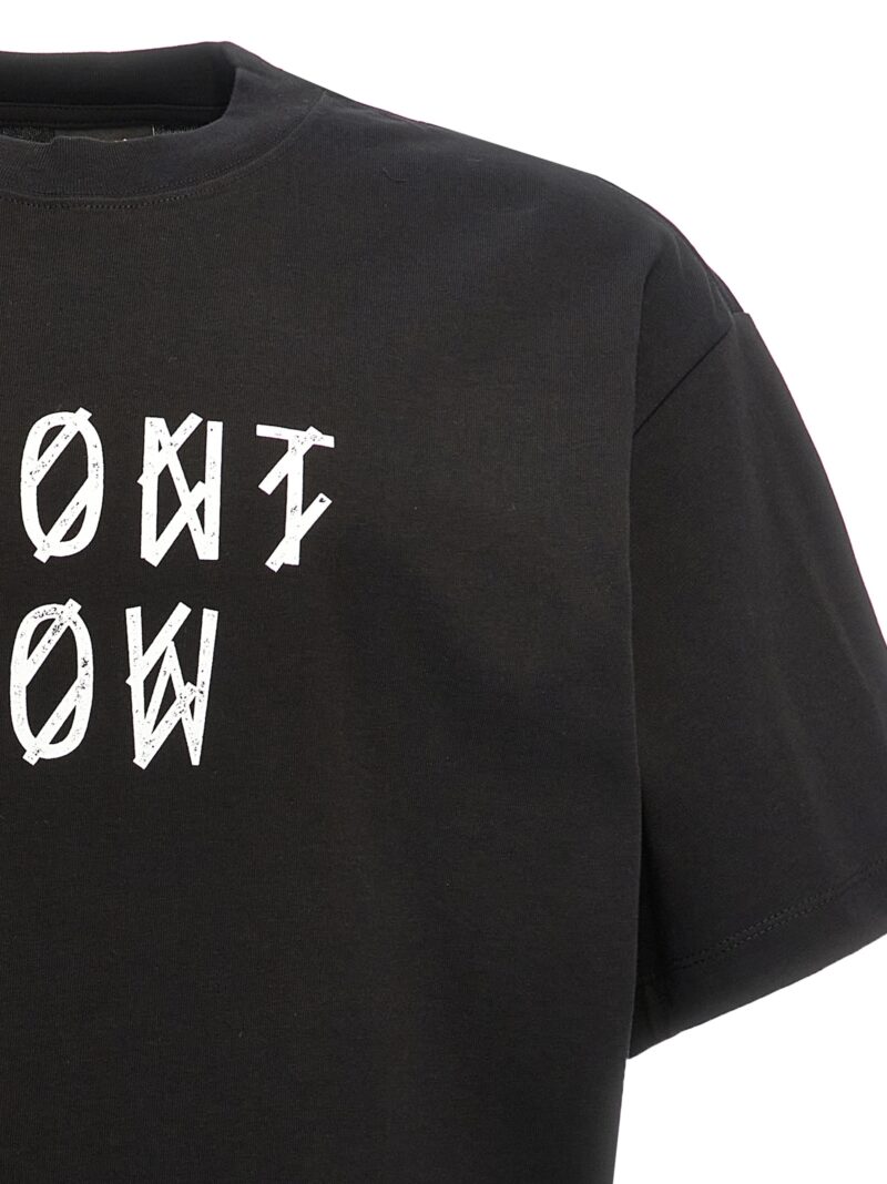 'Front Row' T-shirt Man 44 LABEL White/Black