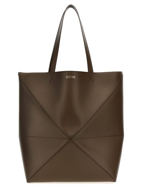 'Large Puzzle Fold' shopping bag LOEWE Beige