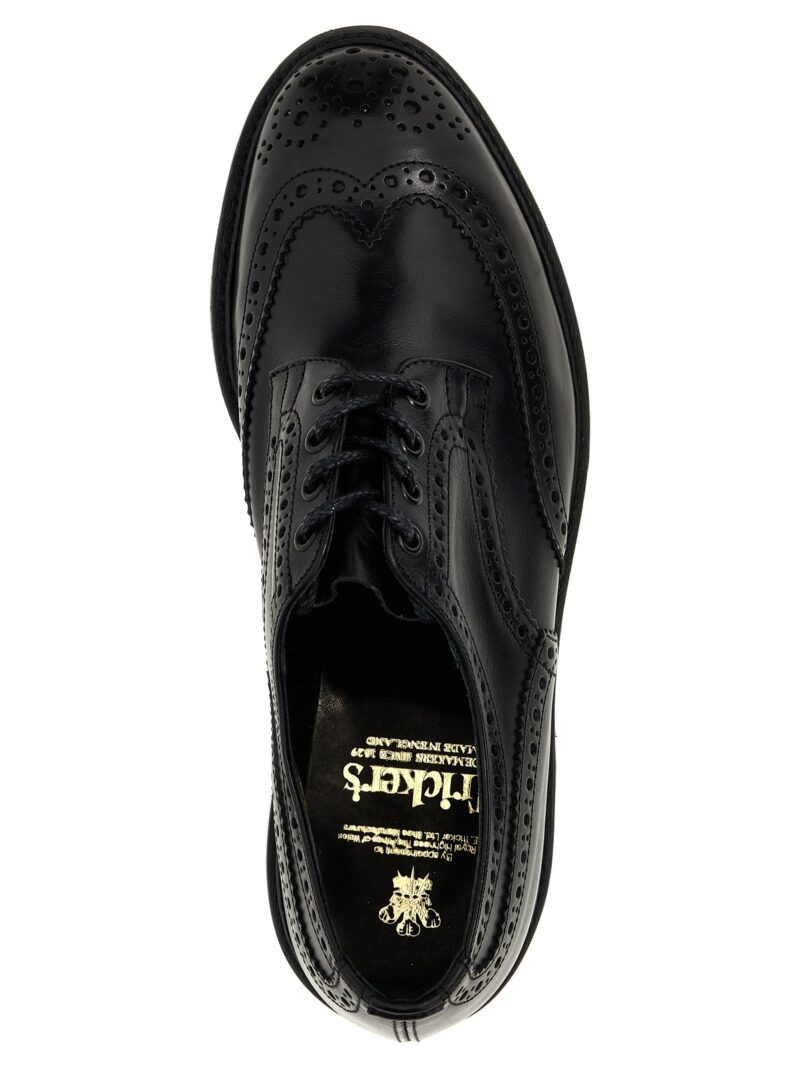 'Bourton' lace up shoes 100% calfskin leather (Bos Taurus) TRICKER'S Black