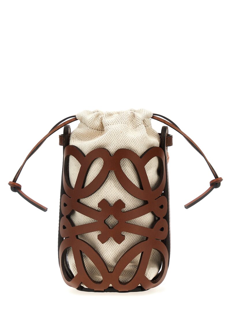 'Anagram Cut Out Pocket' crossbody bag LOEWE Brown