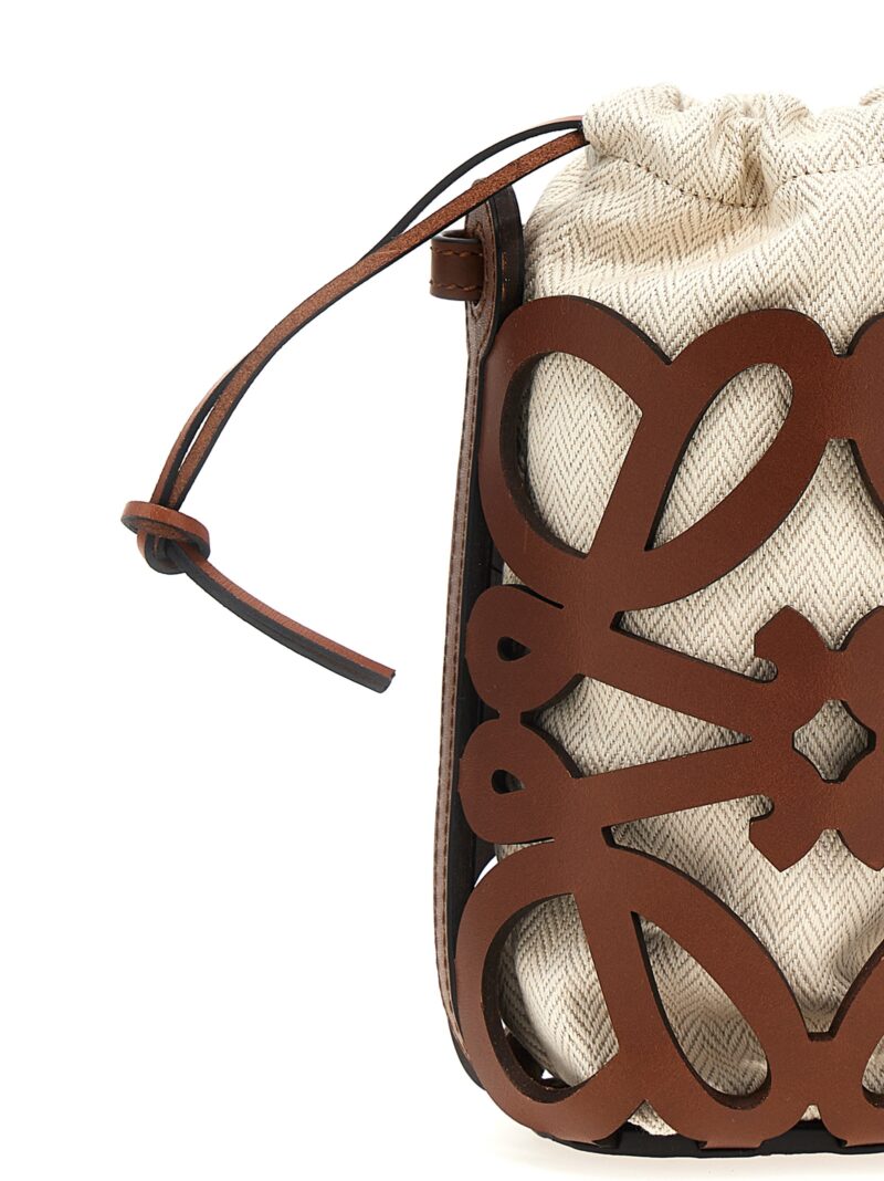 'Anagram Cut Out Pocket' crossbody bag Woman LOEWE Brown