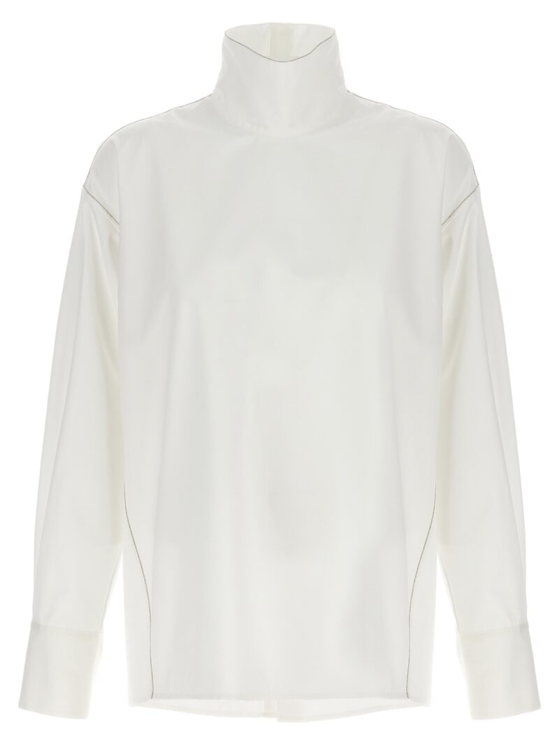 Jewel detail shirt FABIANA FILIPPI White