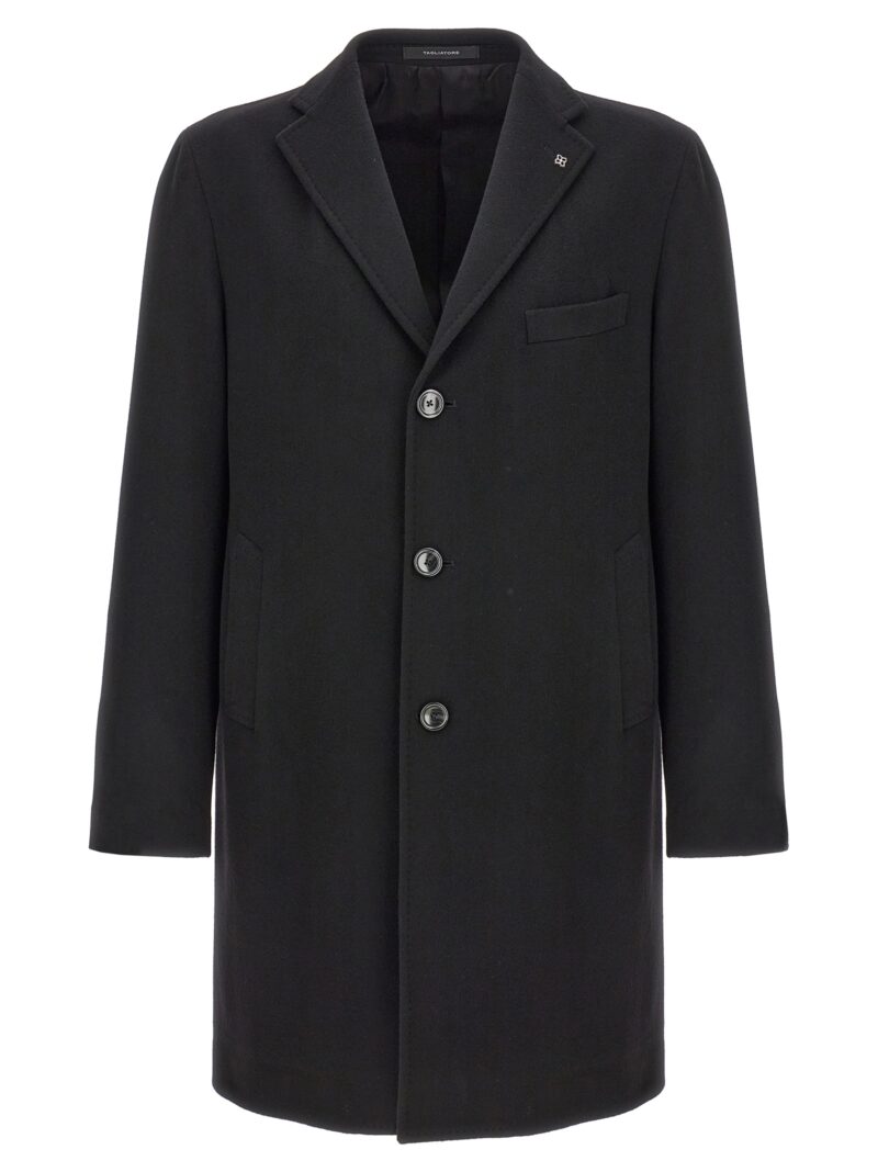 Single-breasted coat TAGLIATORE Black