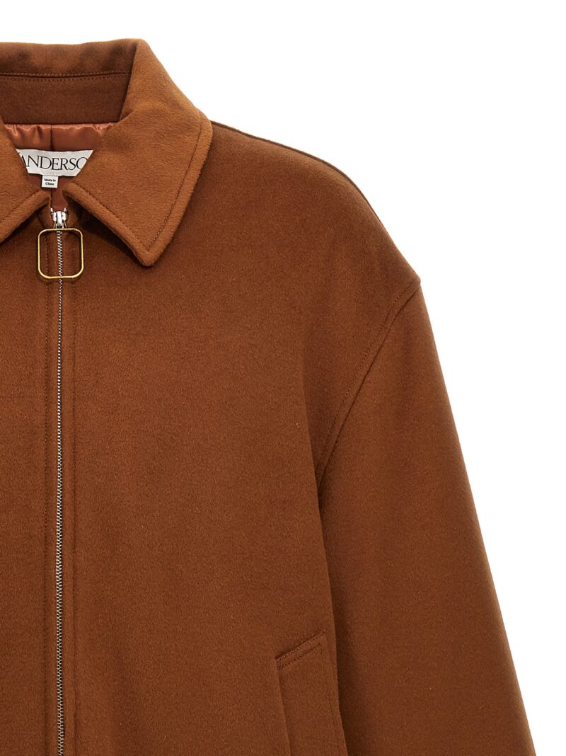 'Wire Puller' short coat Man J.W.ANDERSON Brown