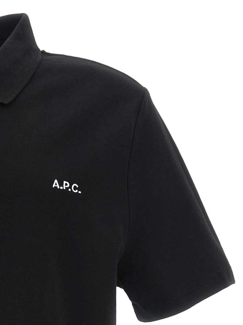 'Standard' polo shirt Man A.P.C. Black