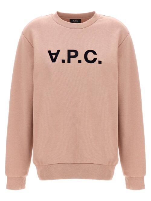 Logo sweatshirt A.P.C. Pink