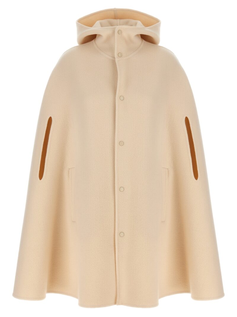 Hooded cape FABIANA FILIPPI Beige