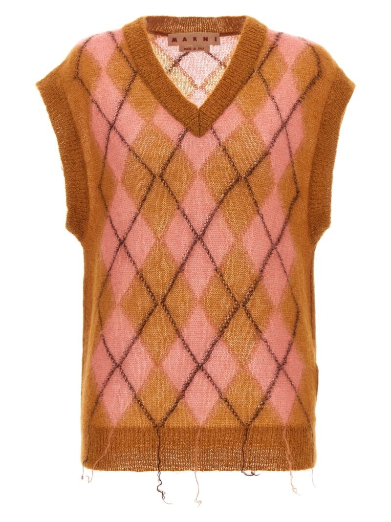 Diamond-shaped vest MARNI Multicolor