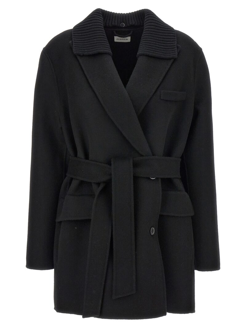 'Leak24' coat P.A.R.O.S.H. Black