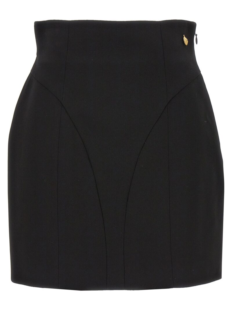 High waist miniskirt BALMAIN Black