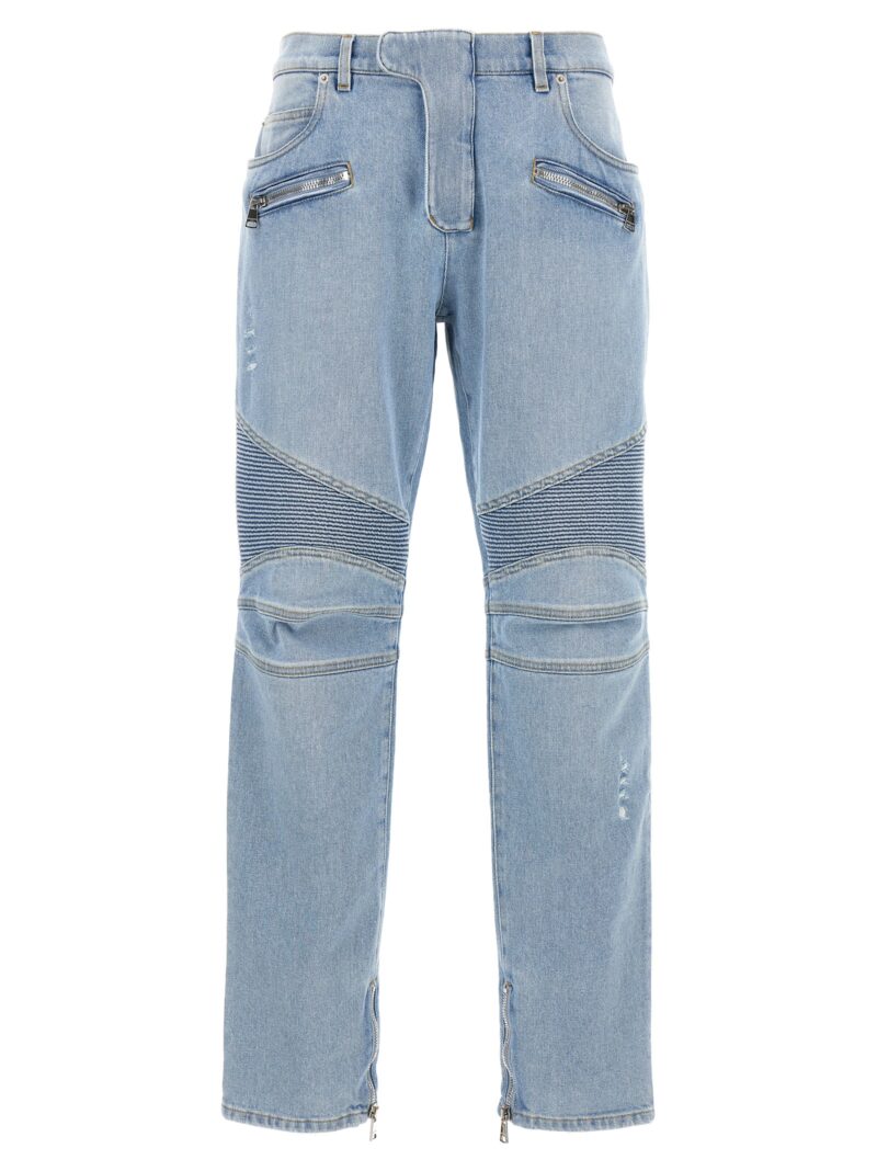 'Biker' jeans BALMAIN Light Blue