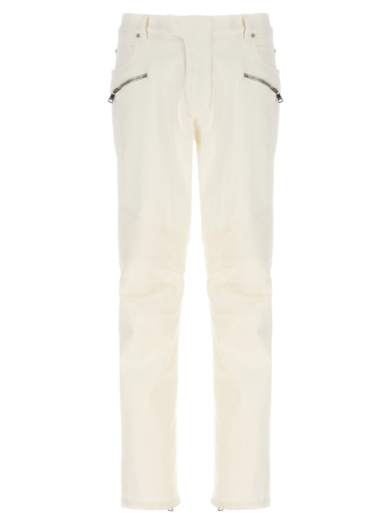 'Biker' jeans BALMAIN White